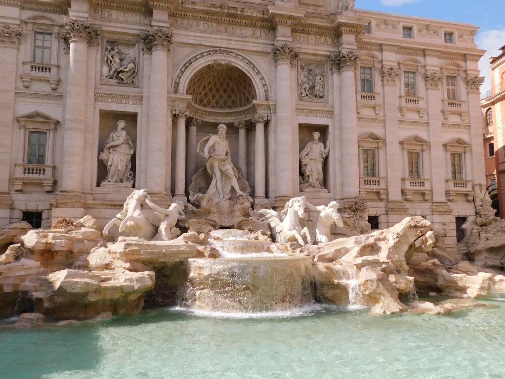 fontaine trevi rome famille